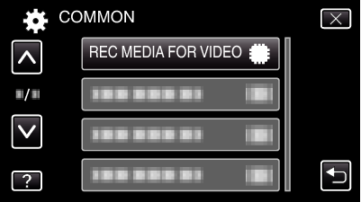 REC MEDIA FOR VIDEO